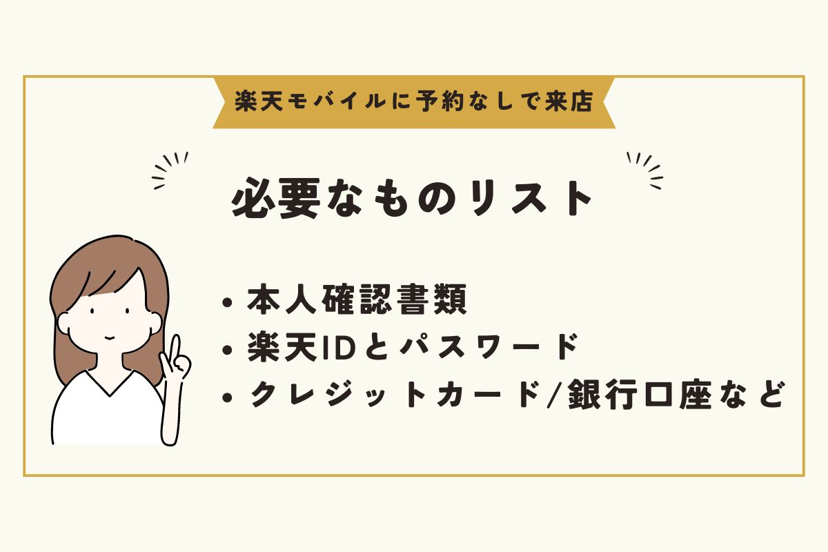 楽天モバイル　予約なし